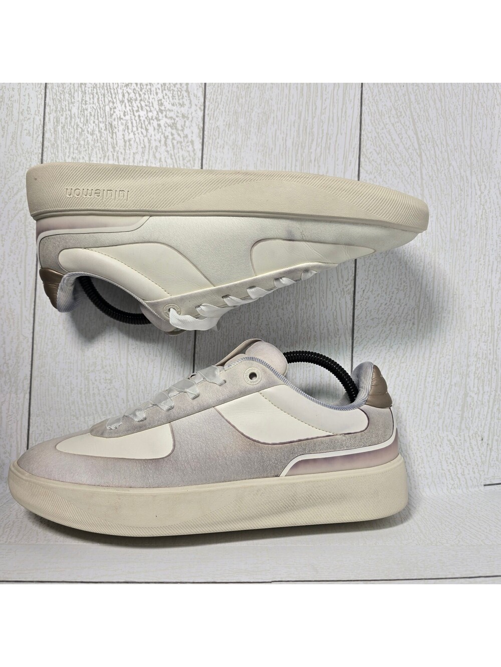 Lululemon Cityverse Women’s Size 8.5 Raw Linen Natural Ivory Sneakers LW9FFIS